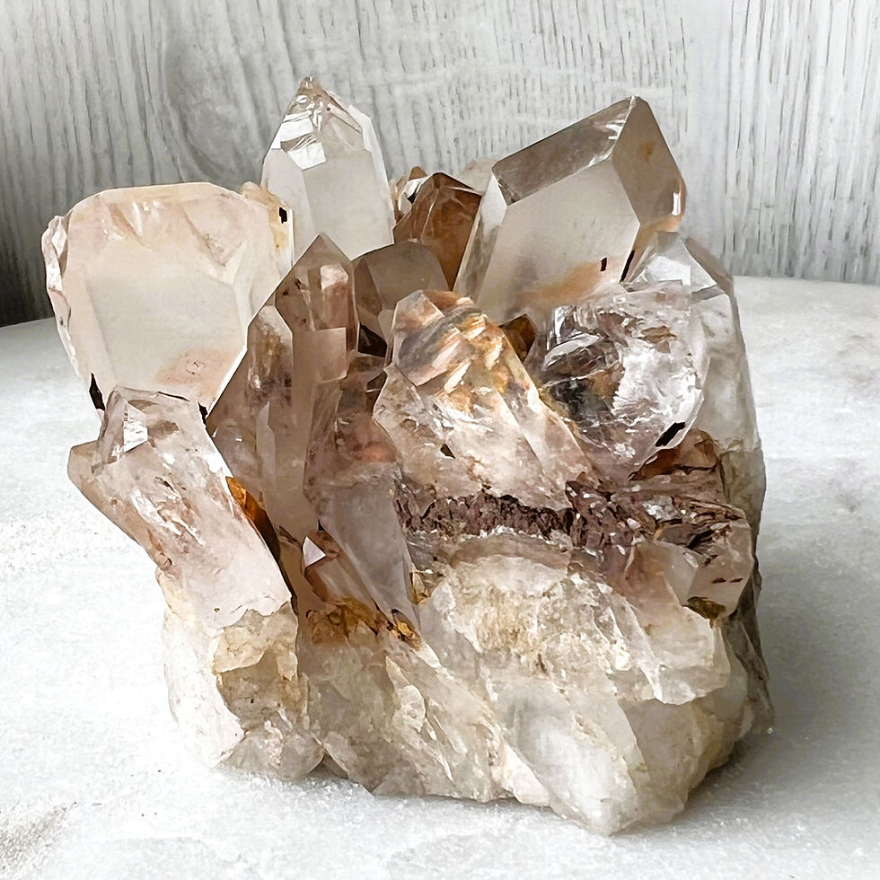 Thumbnail: Red Hematoid Quartz Cluster - Brazil