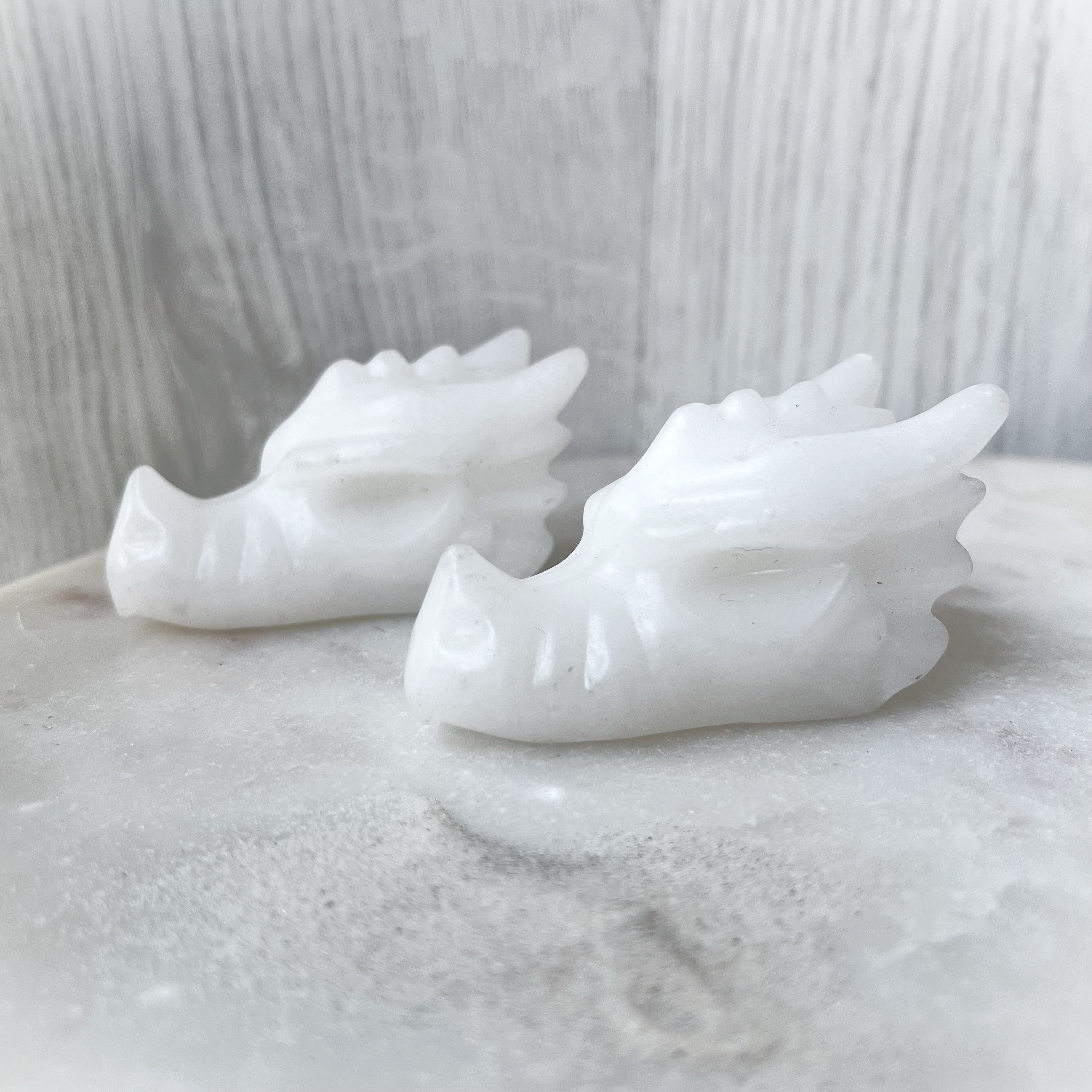 Small White Jade Dragon