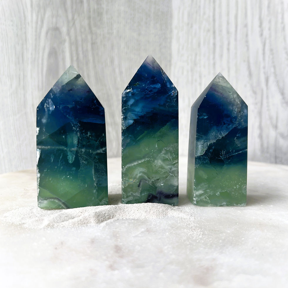 Blue Fluorite Tower