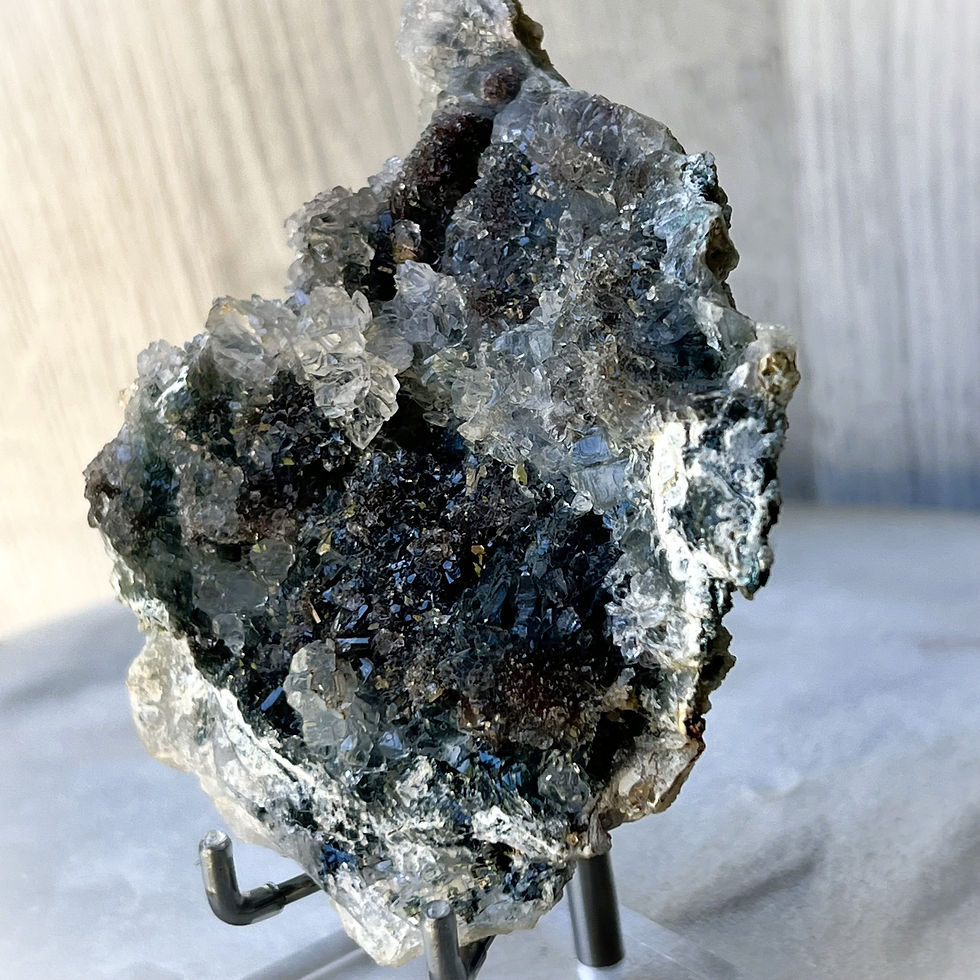Thumbnail: Blue Fluorite Specimen - Hunan, China