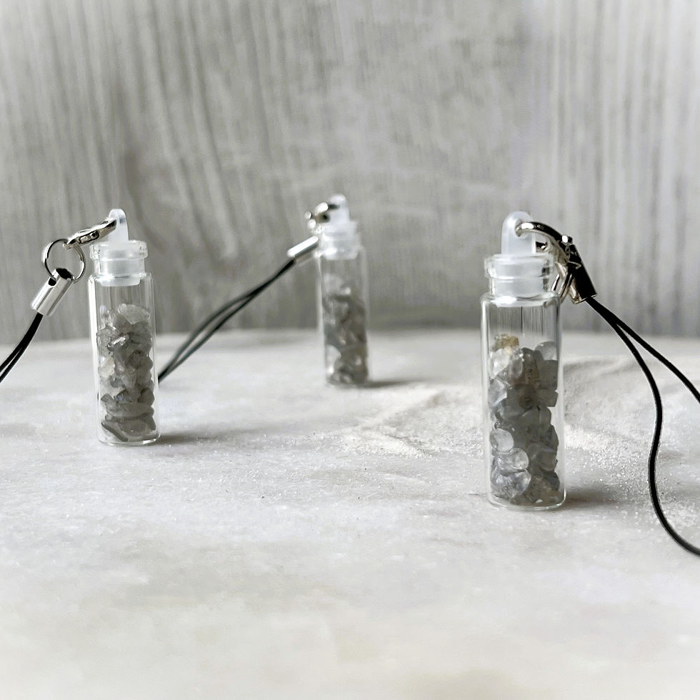 Thumbnail: Labradorite Wish Bottle Charm