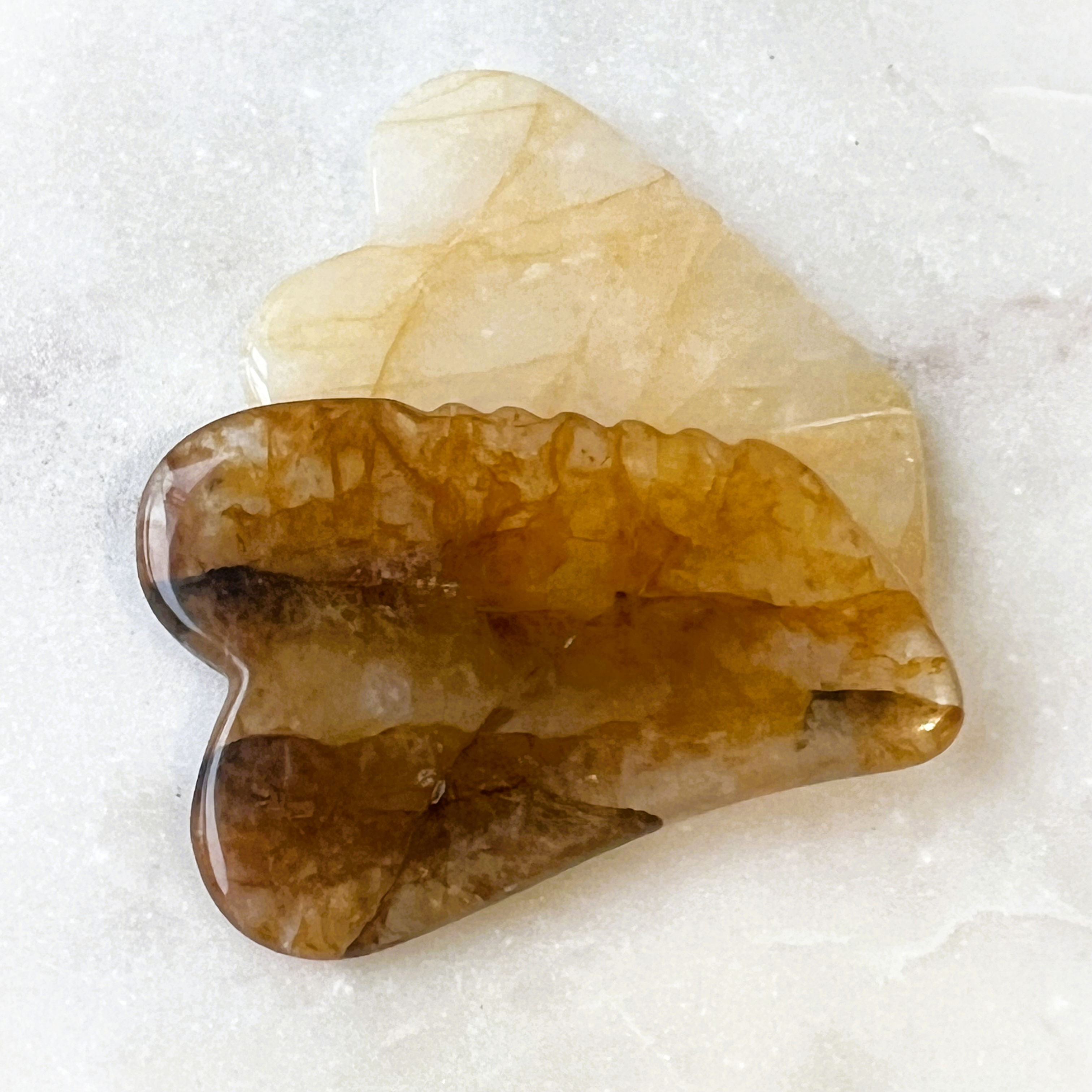 Golden Healer Comb Edge Gua Sha - Wing Shape