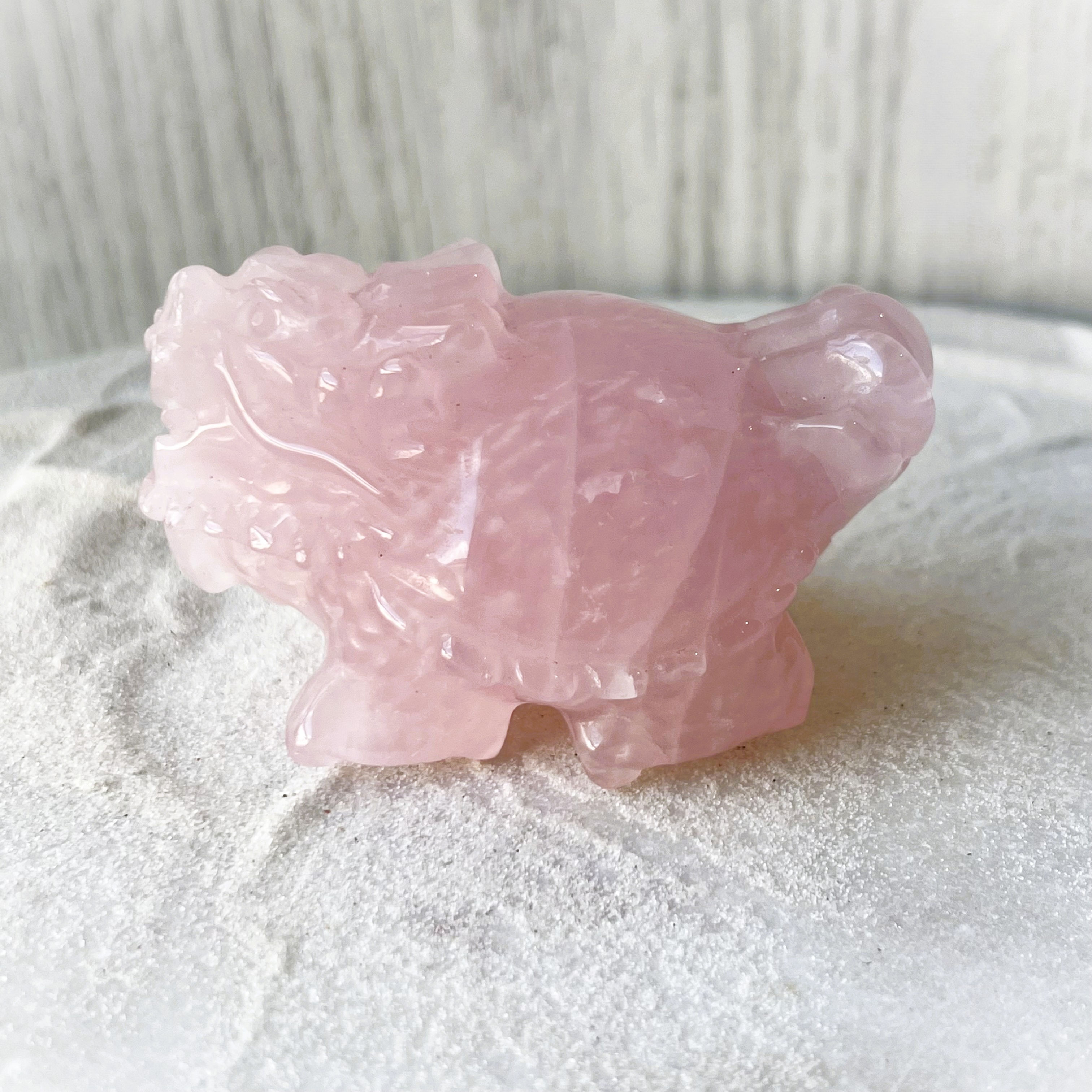 Rose Quartz Dragon Turtle