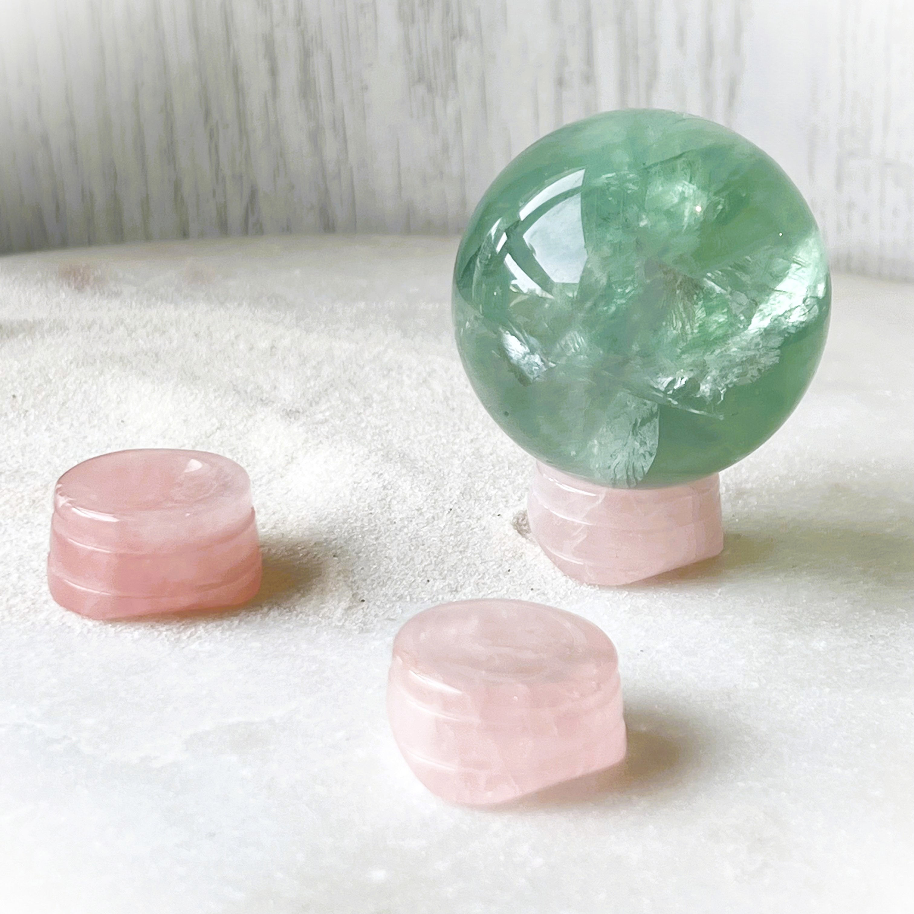 Rose Quartz Sphere Holder
