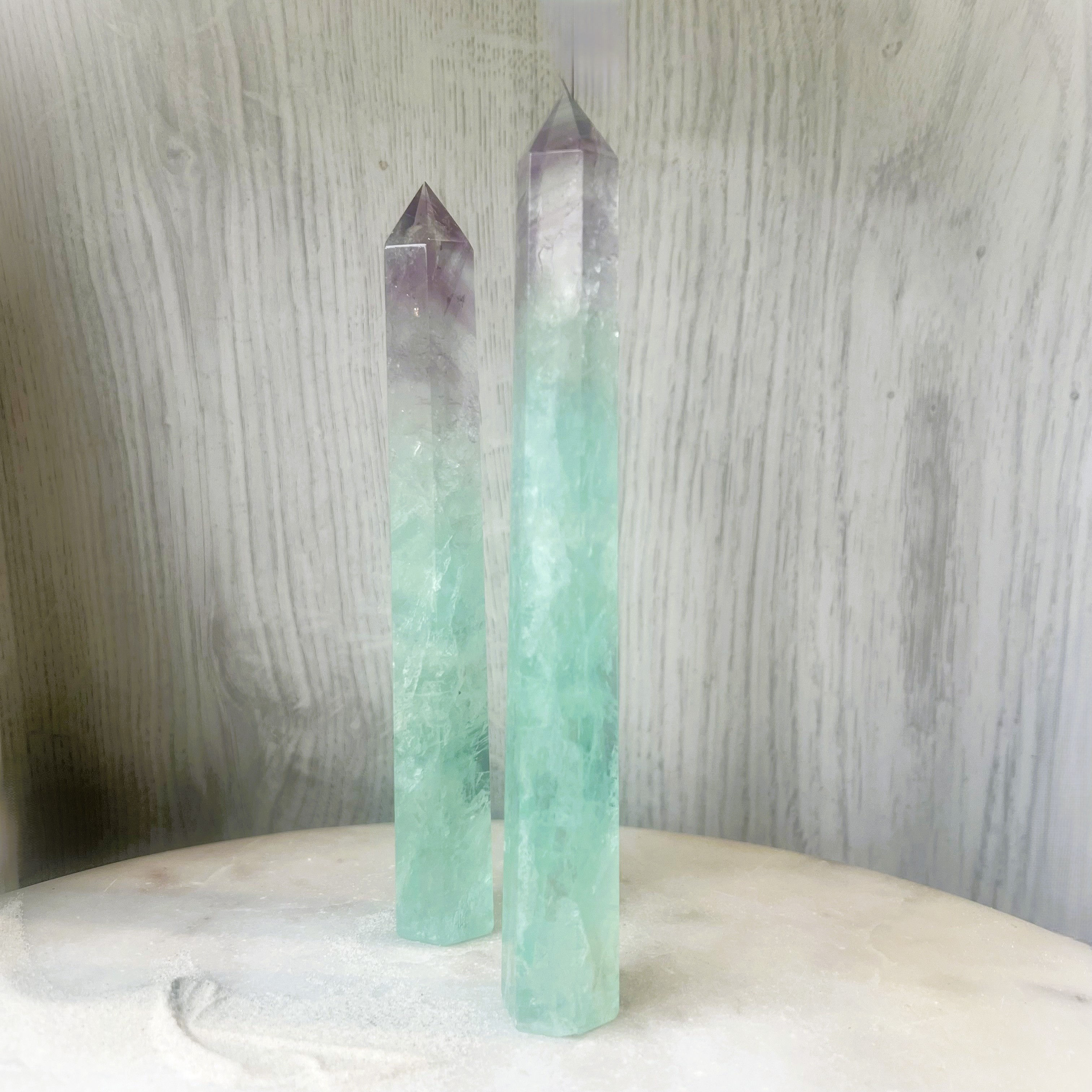 Watermelon Fluorite Tower
