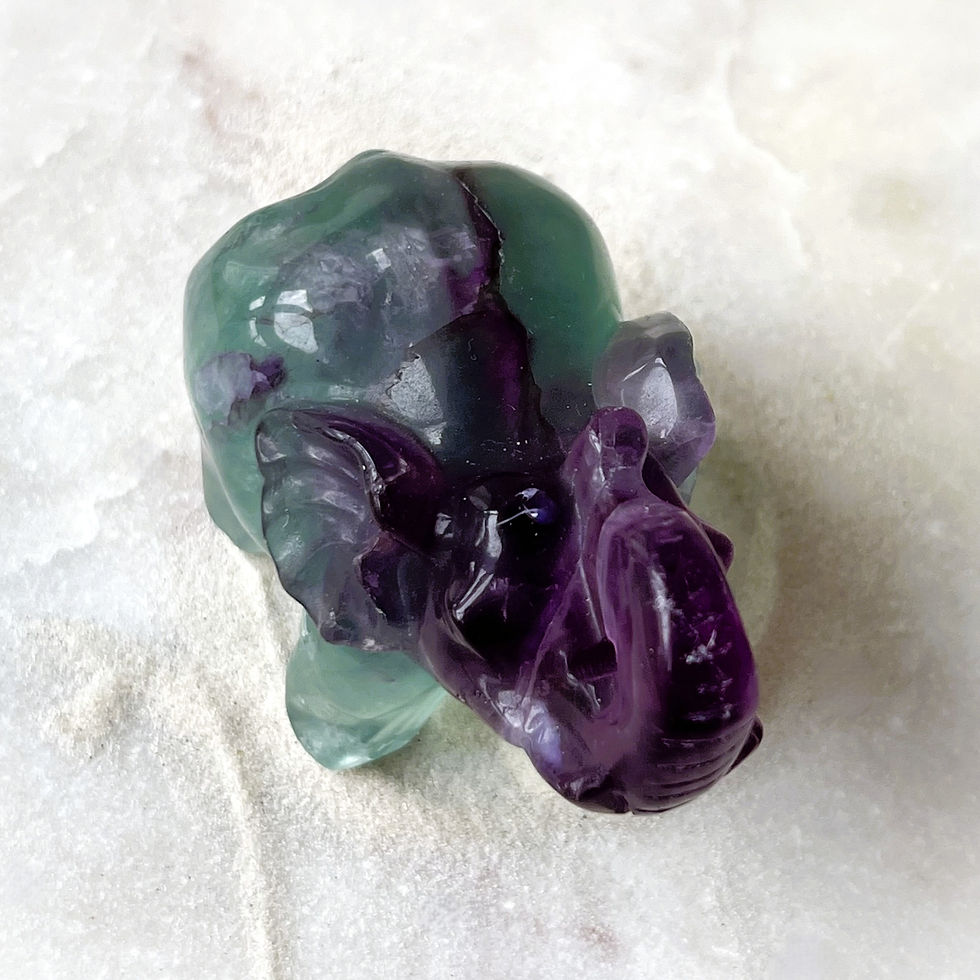 Thumbnail: Watermelon Fluorite Elephant