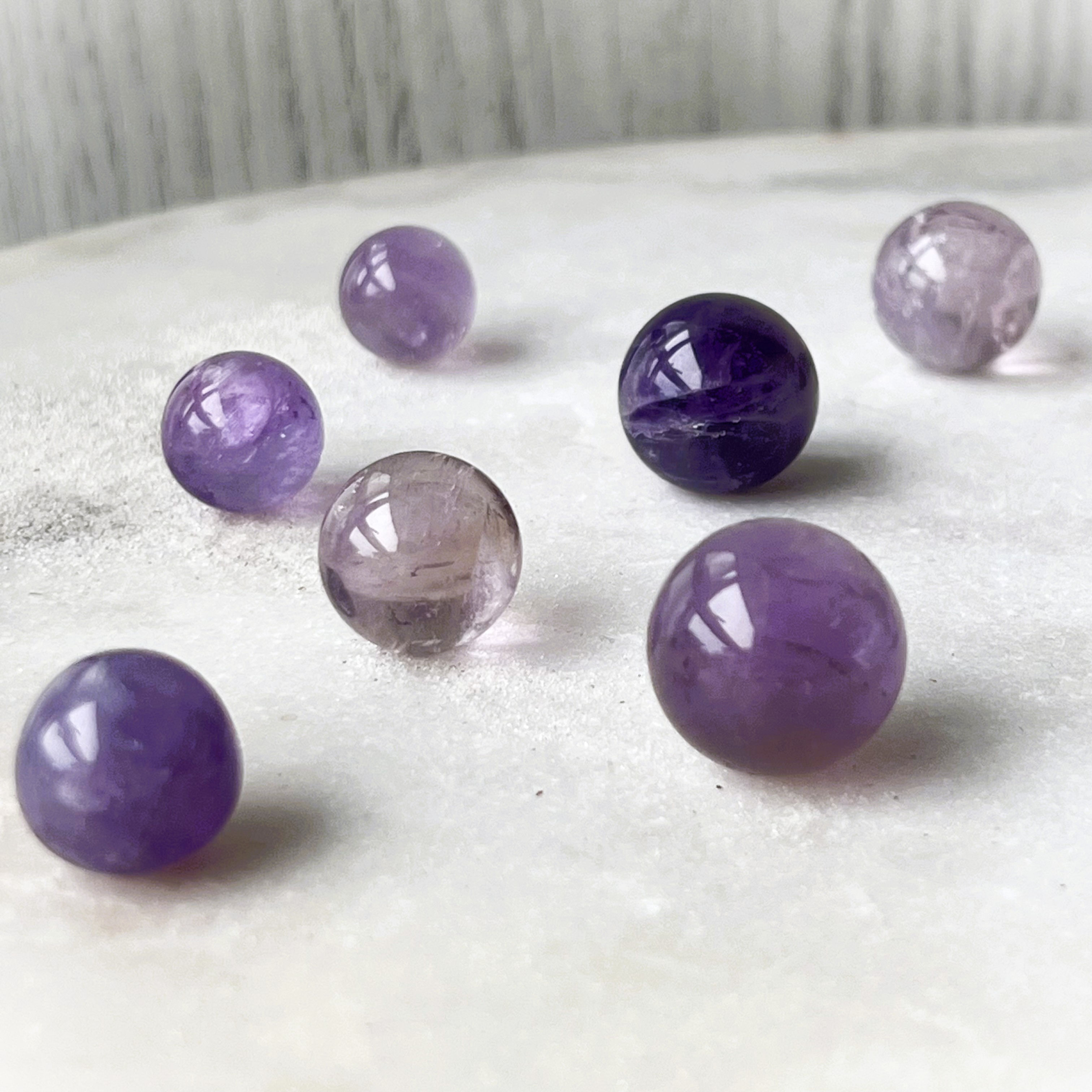 Mini Amethyst Sphere Bundle