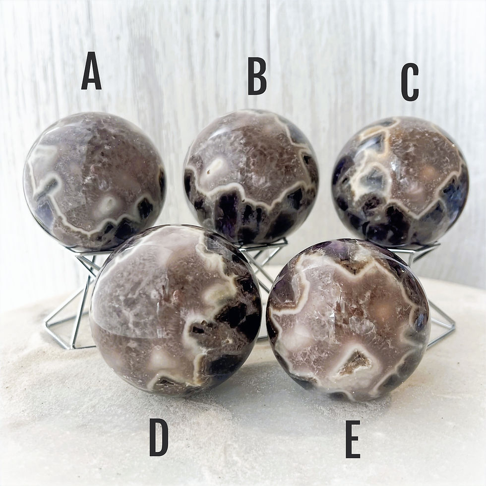Thumbnail: Feather Amethyst Sphere - Brazil