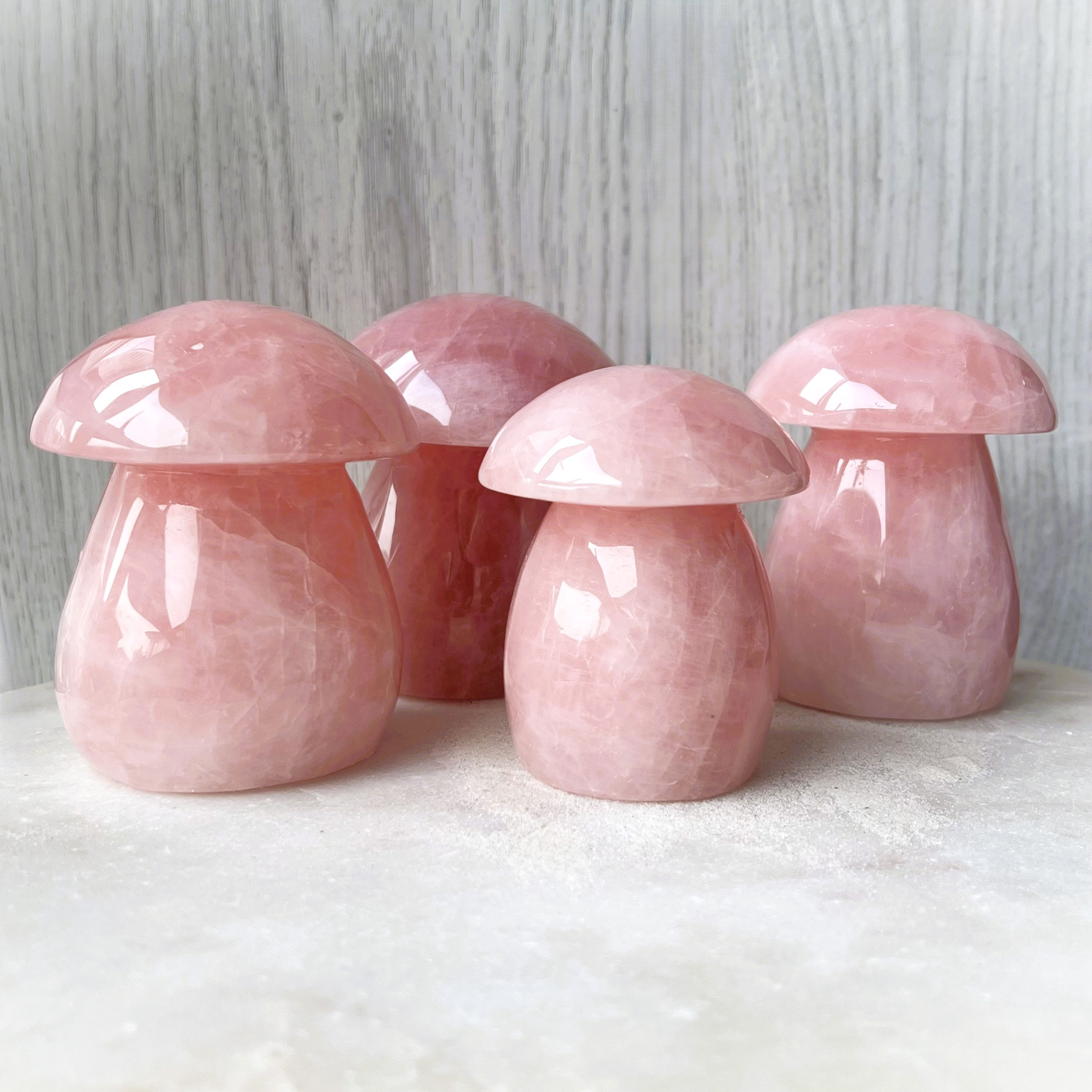 Large Rose Quartz Mushroom