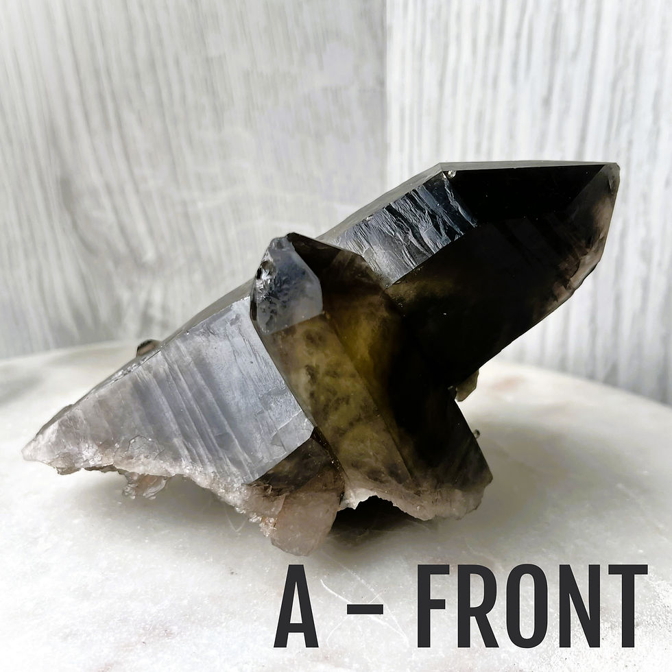 Thumbnail: Large Smoky Quartz Point Cluster