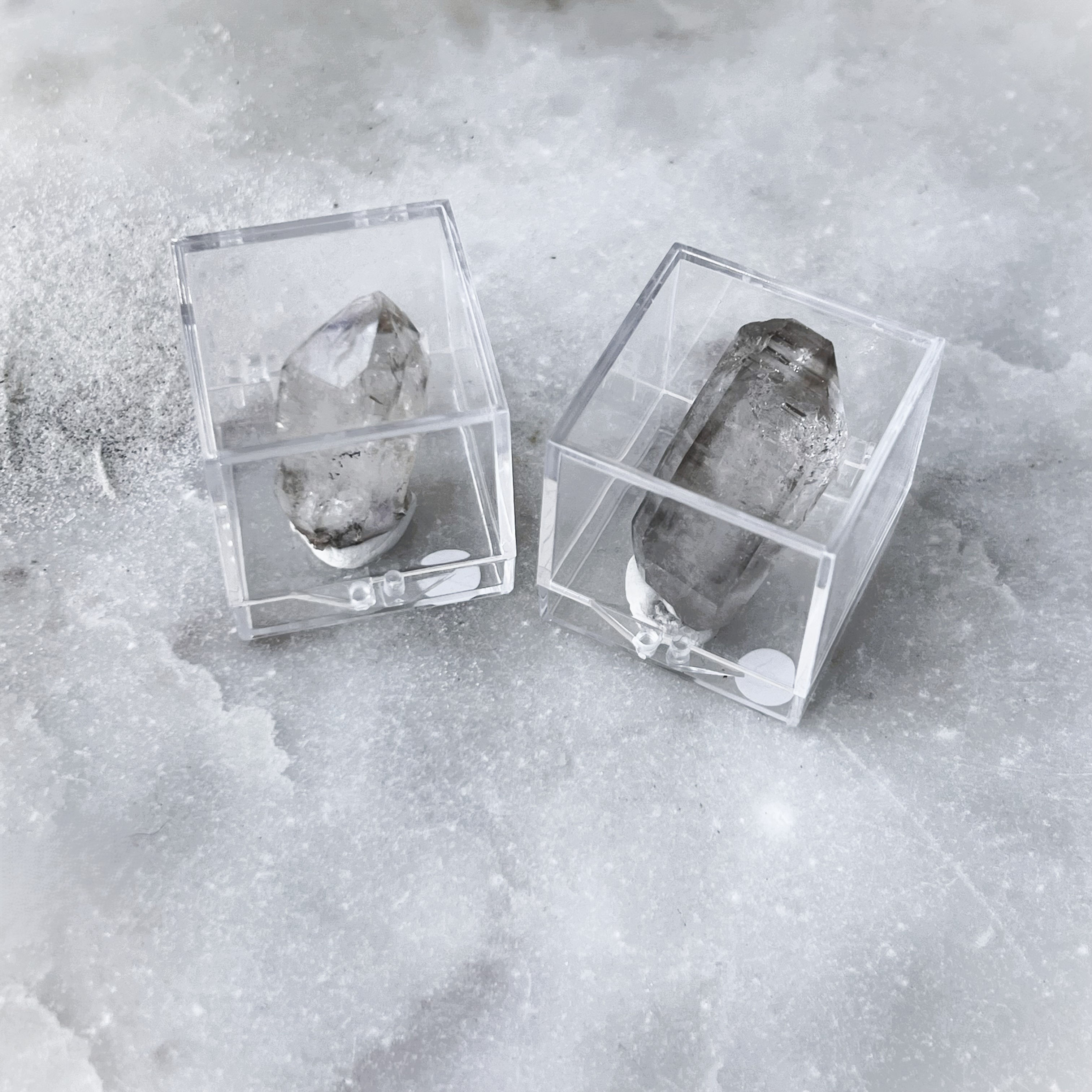 Black Skeleton Quartz Specimen