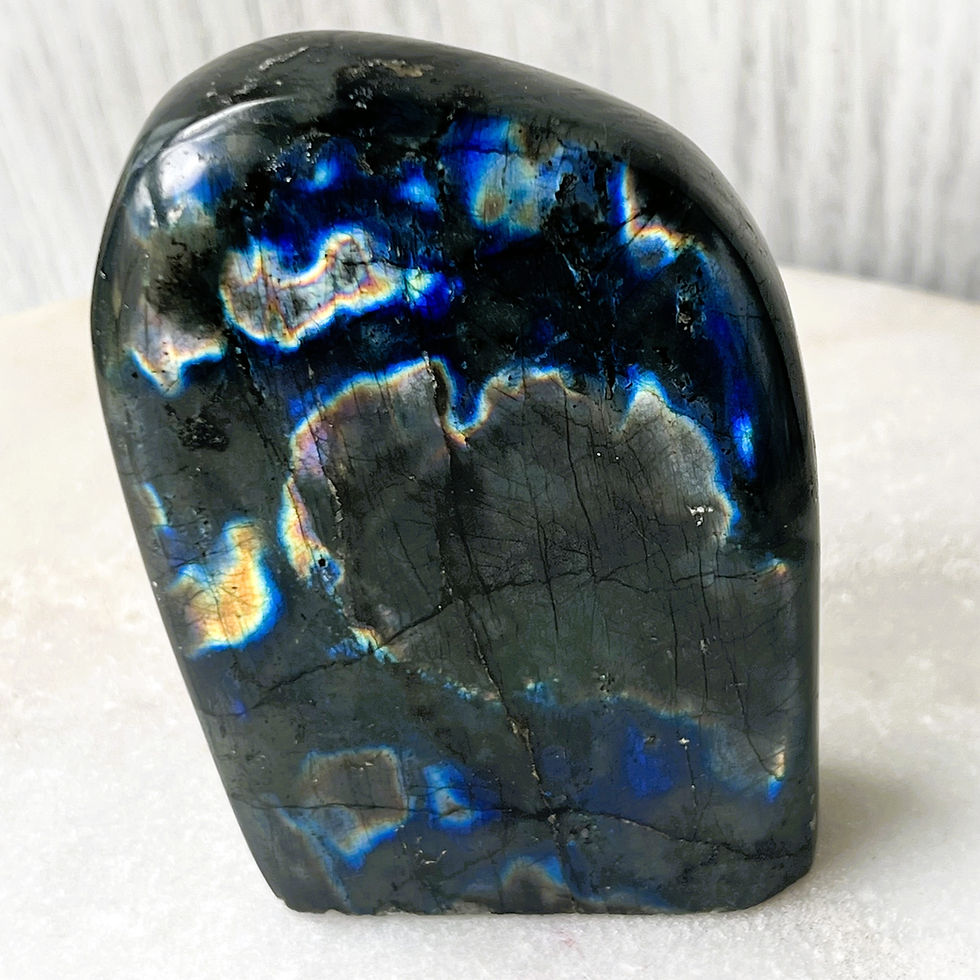 Thumbnail: Blue Flash Oil Slick Labradorite Freeform — Finland