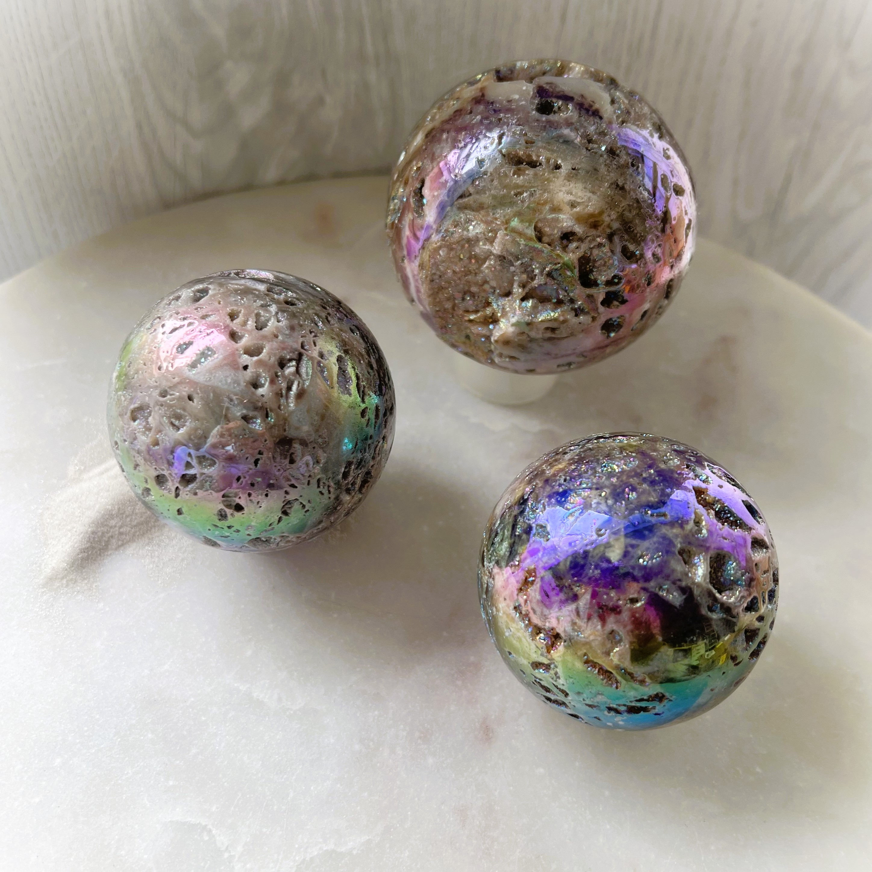 Angel Aura Druzy Sphere