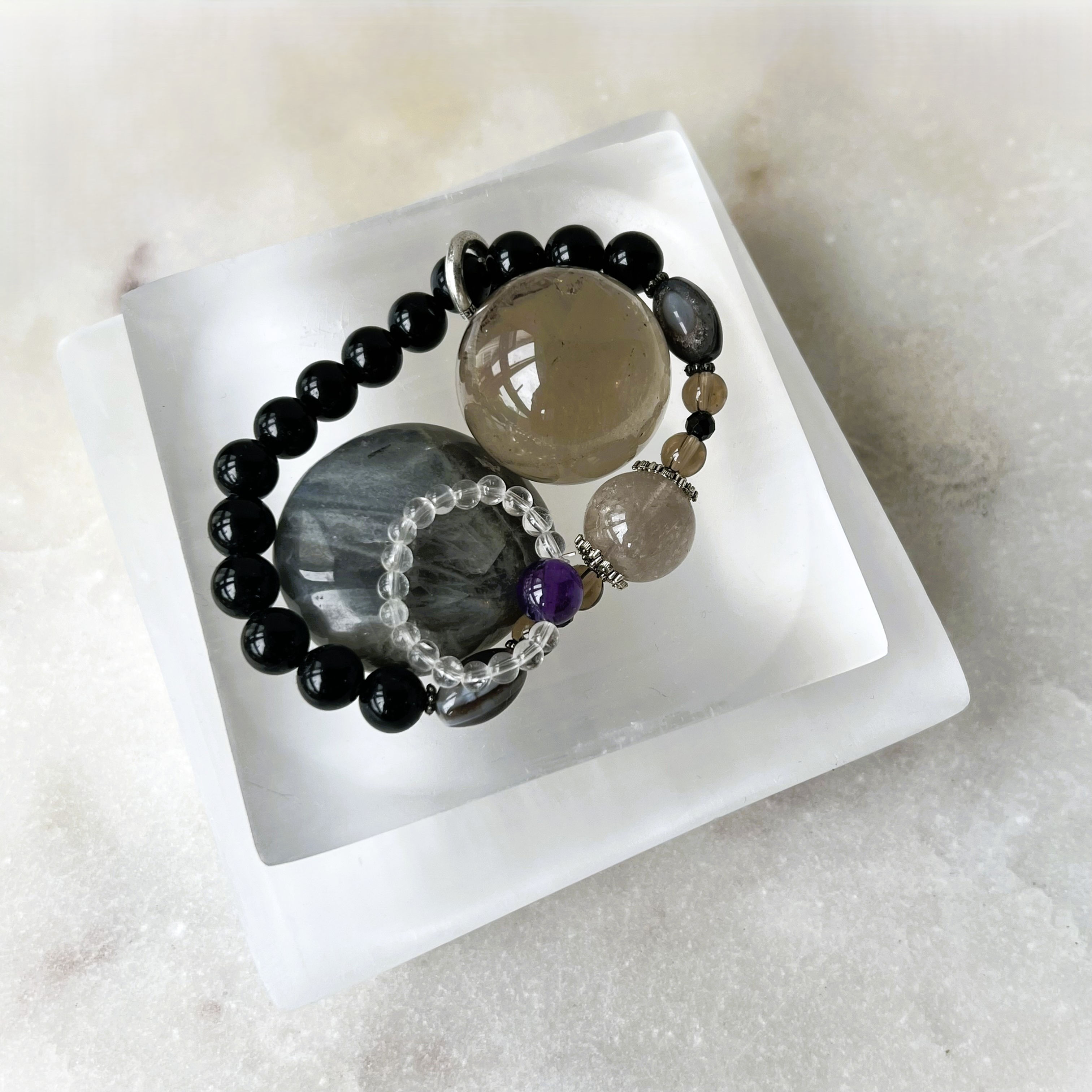 Selenite Square Dish