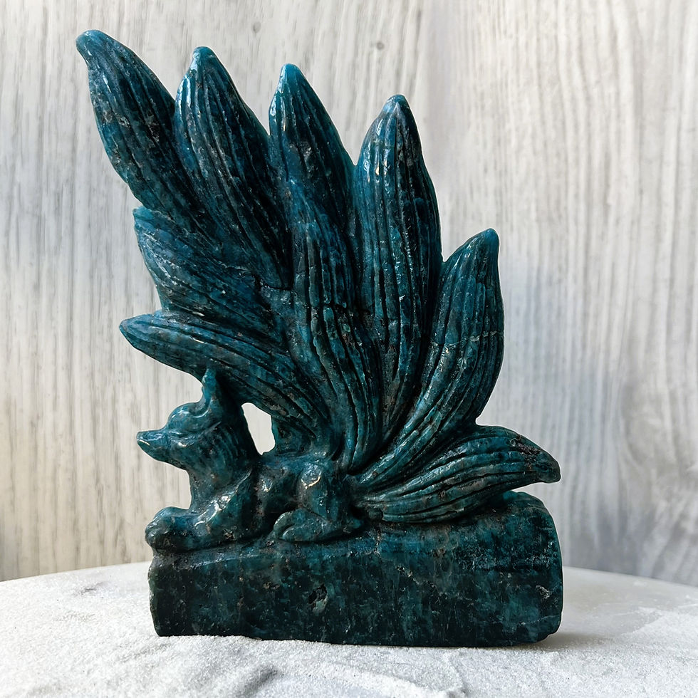 Thumbnail: Blue Apatite Nine Tailed Fox