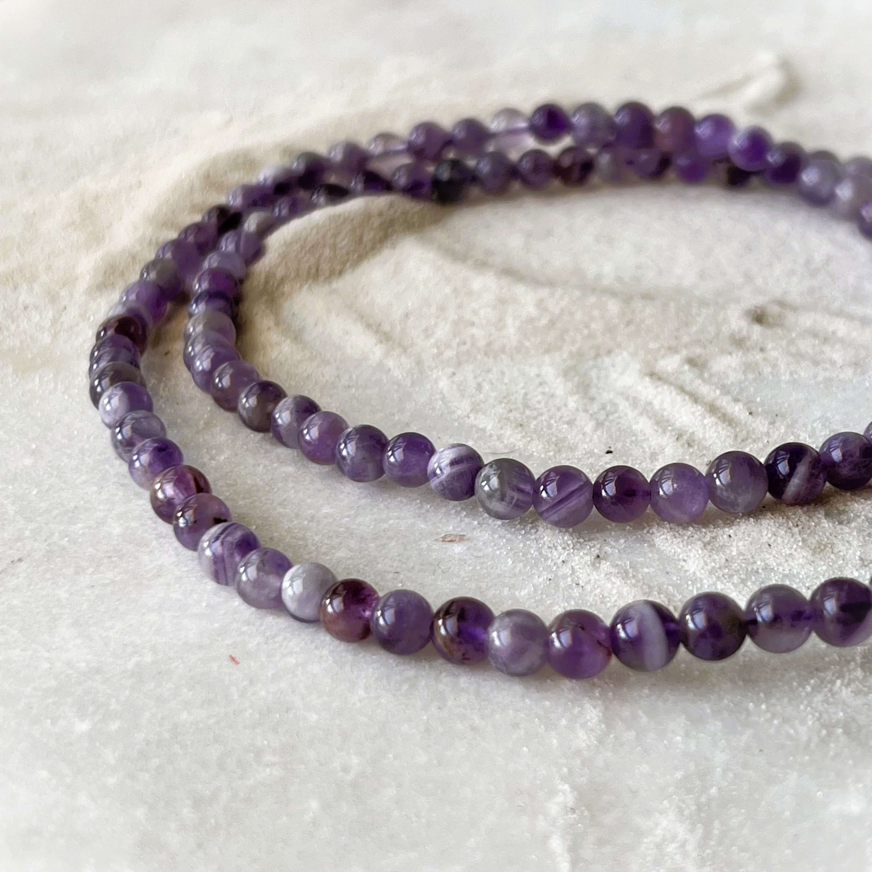 Amethyst Bead Necklace