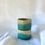 Thumbnail: Ranges handmade tumbler pair set in muted greens and speckled grey stacked