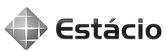 Logotipo da universidade Estácio, onde Alexandre Gyurkovits atuou como professor de Marketing, Planejamento Estratégico e Estatística Aplicada, contribuindo com sua expertise nos cursos de Marketing, Administração e Logística.