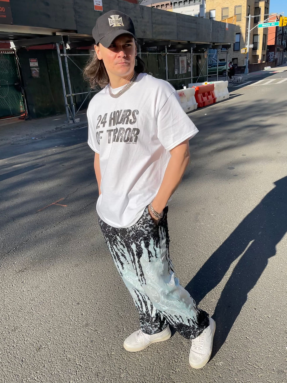 Thumbnail: THE GREED PANT (BLEEDING LACE)