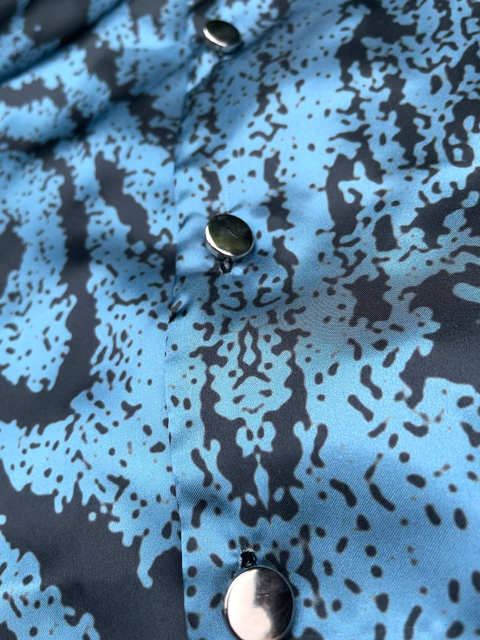 Thumbnail: THE OPEN BAR RESORT SHIRT (STEEL BLUE BIRCH)