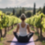 Sunset Yoga at the Vineyard