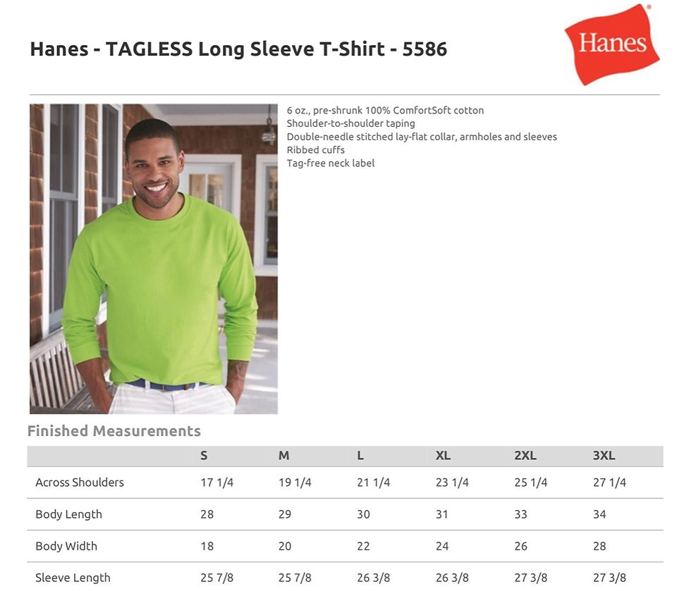 Thumbnail: Hanes TAGLESS Long Sleeve White HIM-me Racing MY SAKE T-Shirt