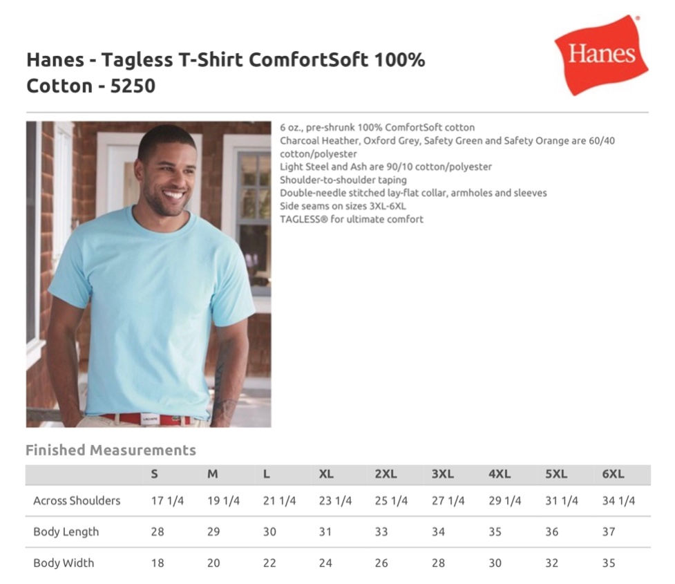 Thumbnail: Hanes Authentic-T Candy Orange OR Light Blue OR Pale Pink HIM-me Racing T-Shirt
