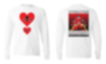 Hanes TAGLESS Long Sleeve White HIM-me Racing MY SAKE T-Shirt