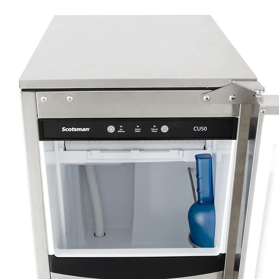 Thumbnail: CU50GA-1 14 7/8" Undercounter Gourmet Ice Machine with Built-In Pump 65 lbs