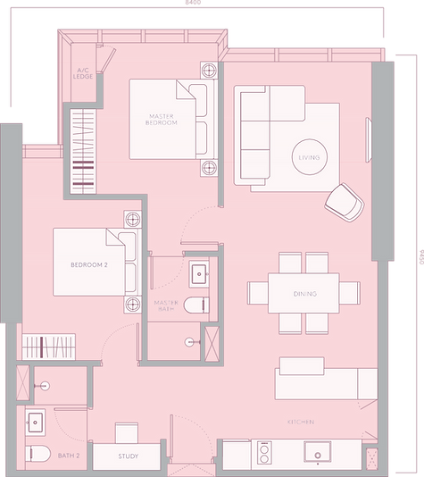 TRX Residences floor layout @012-2321227