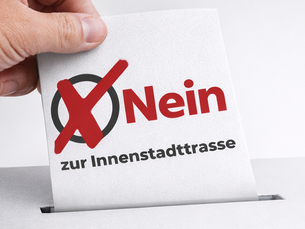 Bürgerentscheid, 2 Trassen zur Wahl