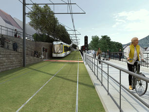 Radweg und Umwelt an der Alten Bahntrasse