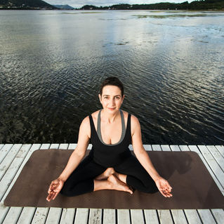 Me olhando de frente