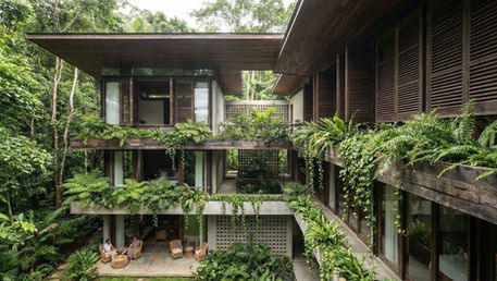 reduce heat gain in tropical buildings