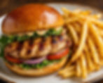 Burger & Crispy Fries