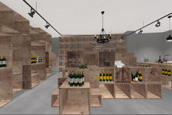 エントランス入って左1グレー壁