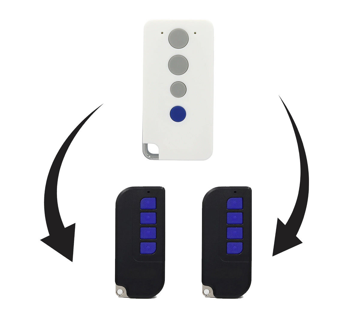 2 x CSI Classic Pro Series Garage Door Remote