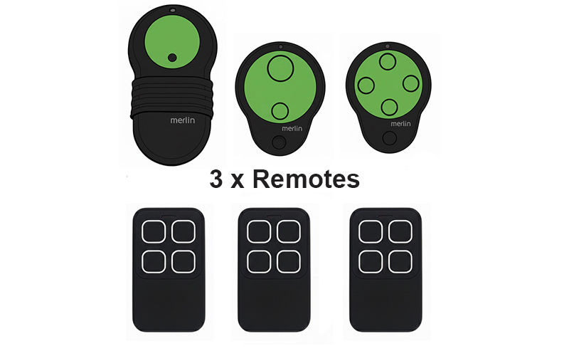 Merlin garage door remote control