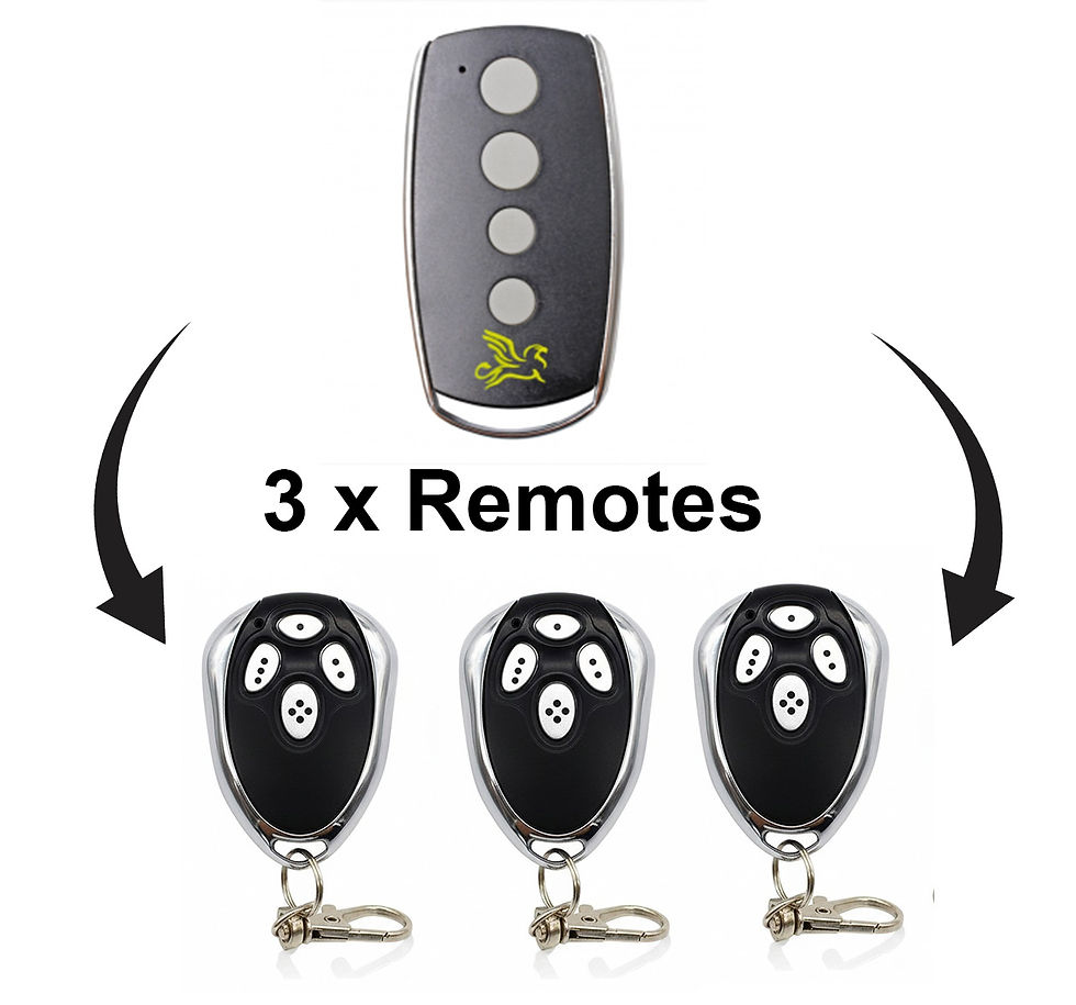 Thumbnail: 3 x Gryphon Compatible (Aftermarket ) Garage Door Remote