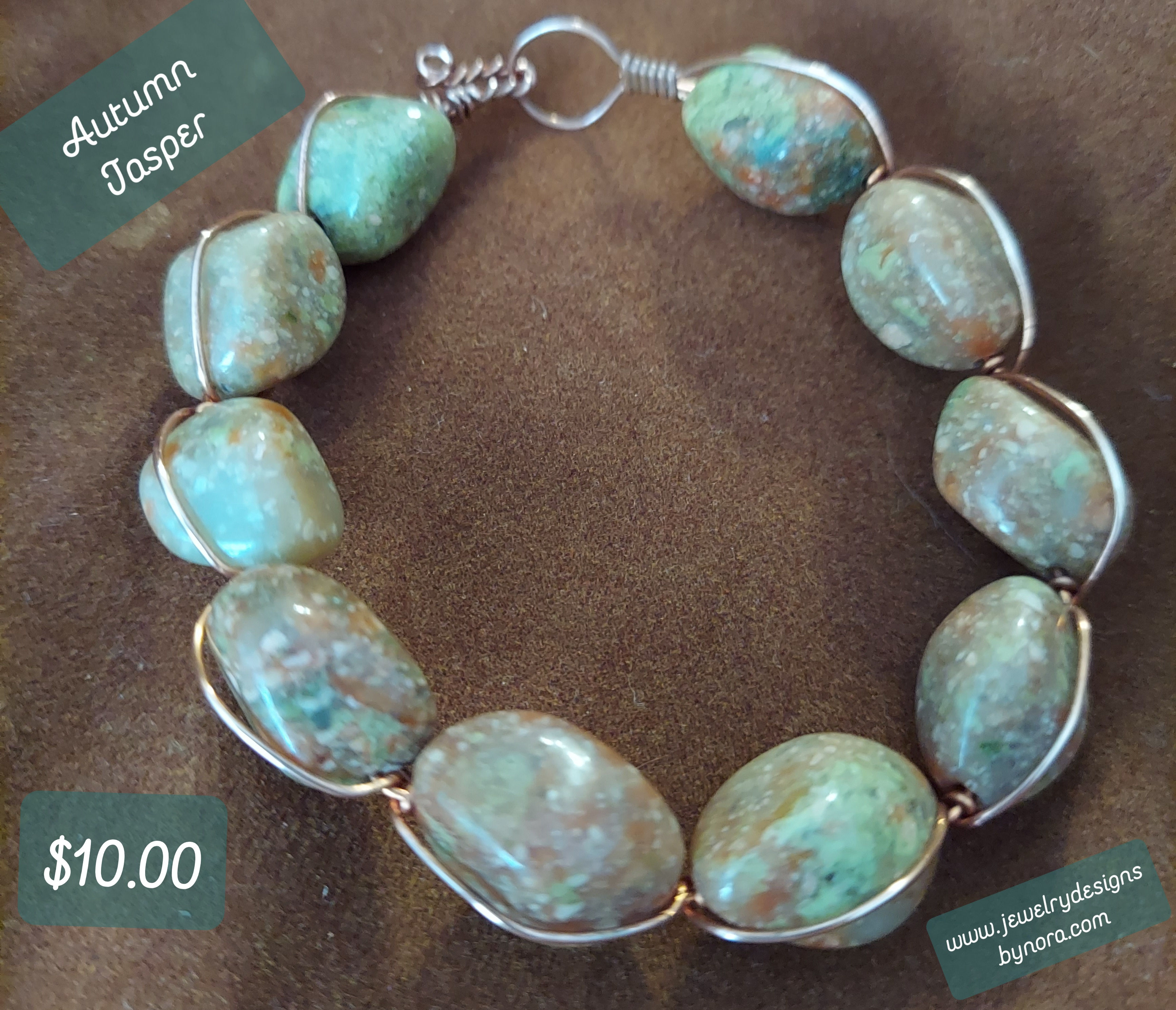 Autumn Jasper Bracelet 