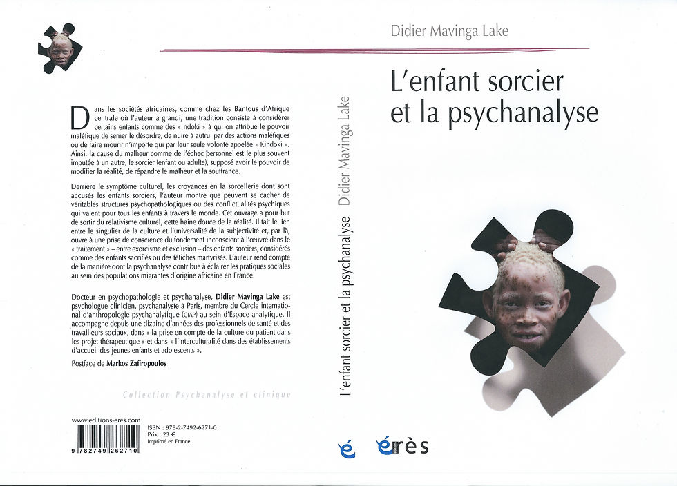 L'enfant sorcier et la psychanalyse 