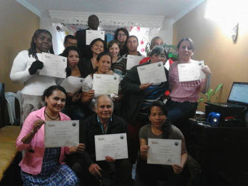 Primera generación de la escuela Toba Quyca