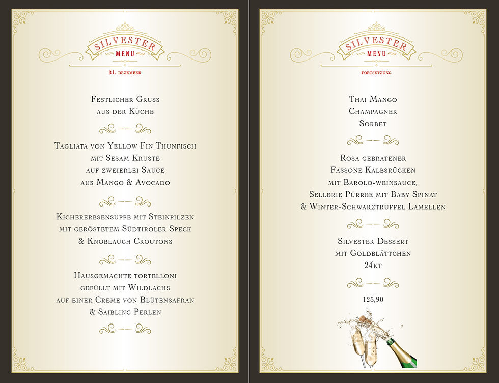 Silvestermenü