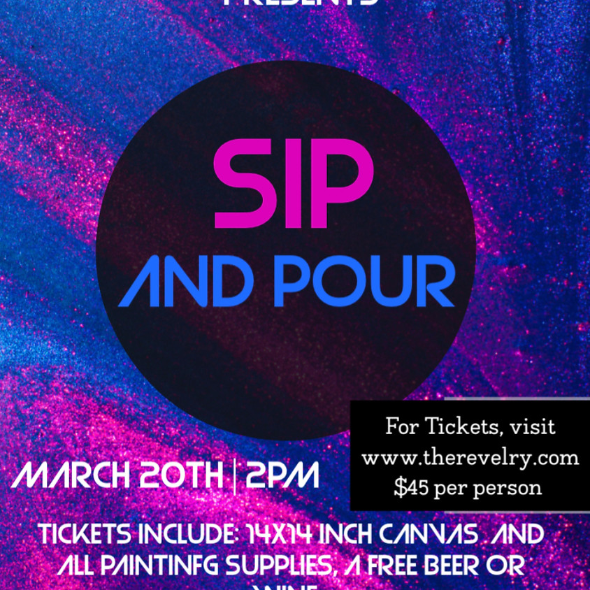 Sip & Pour Paint Event @the Revelry