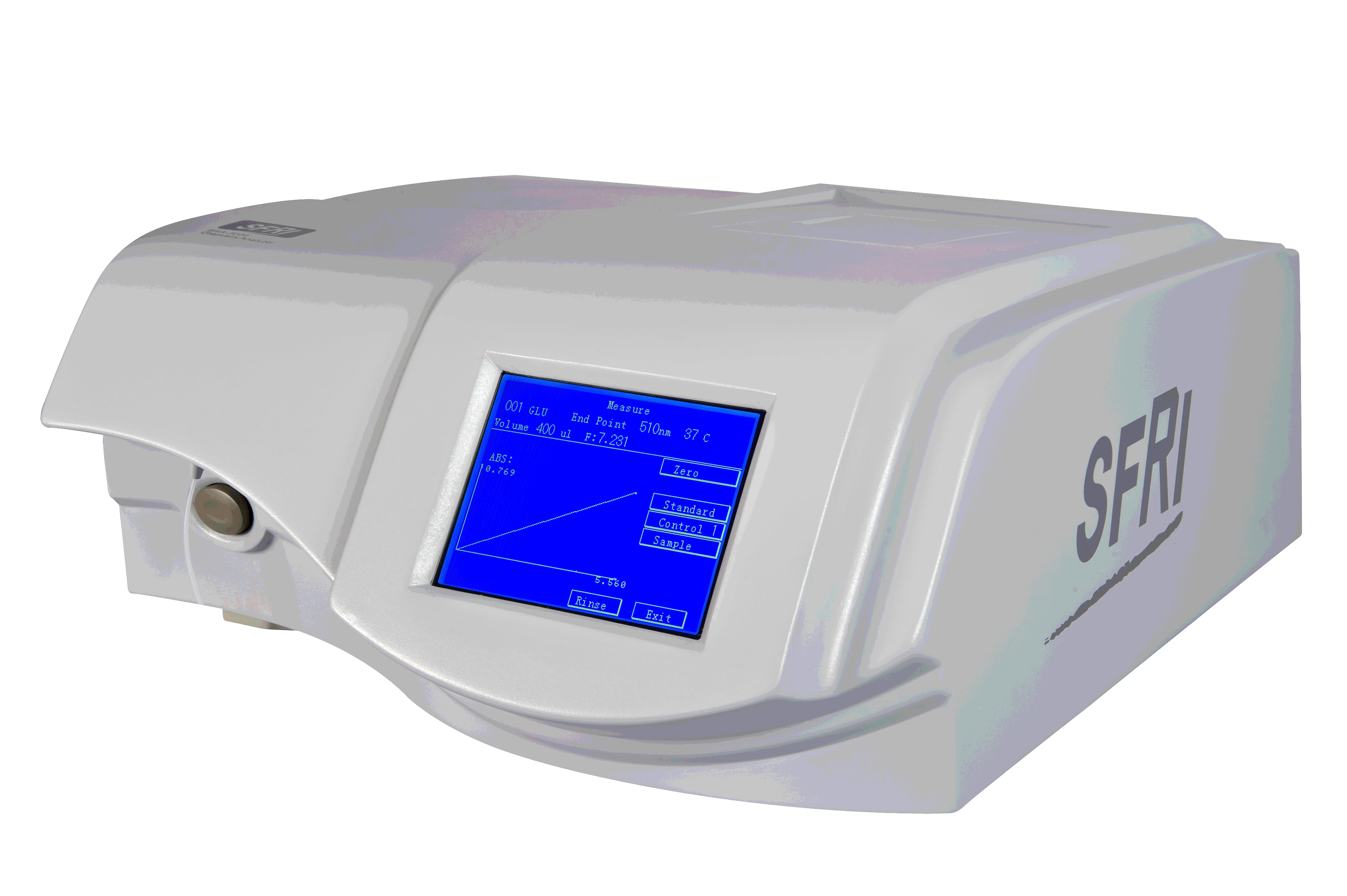 BSA3000 by SFRI. An easy semi-automatic biochemistry analyzer. Reliable and so easy.