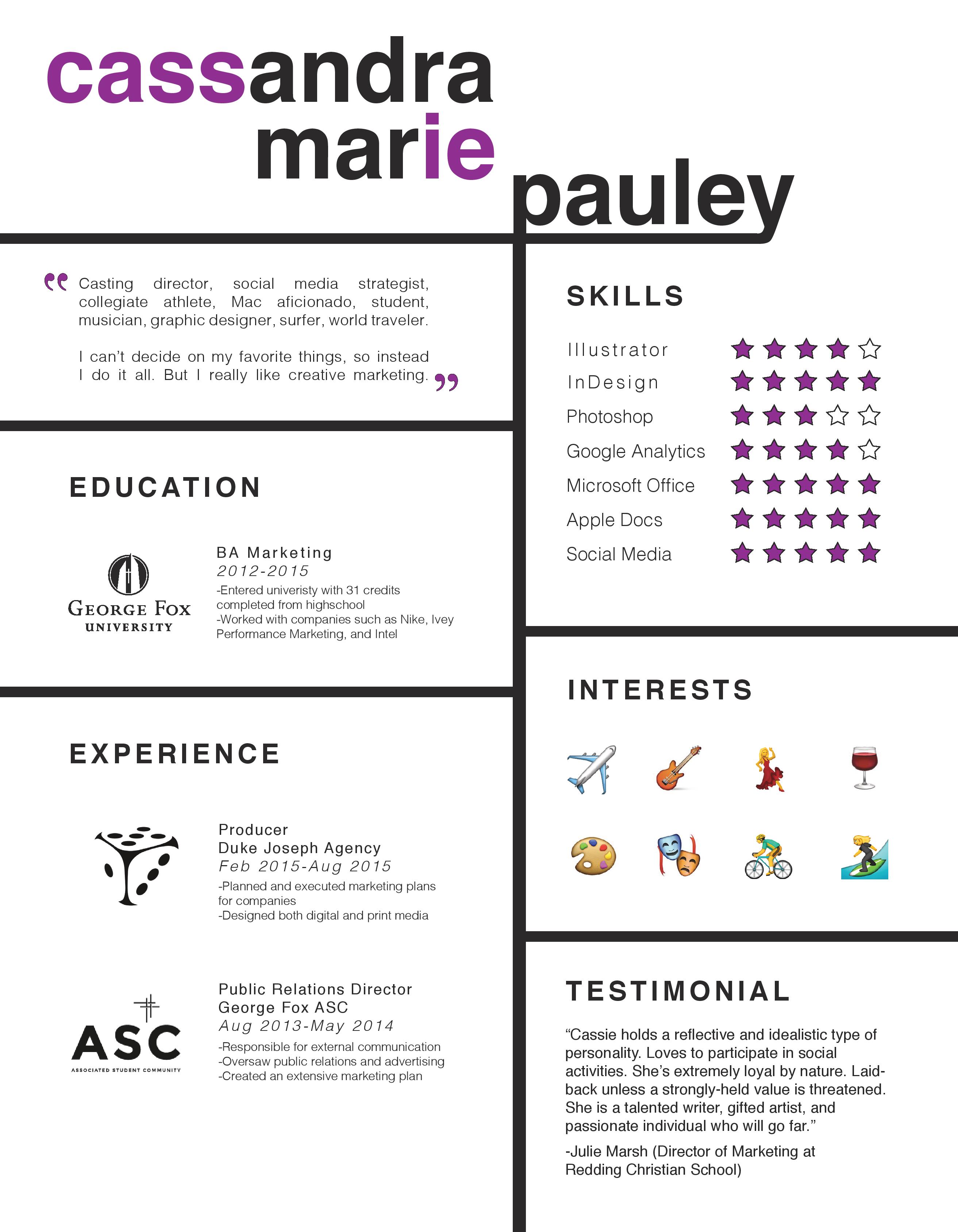 Creative Resume Design