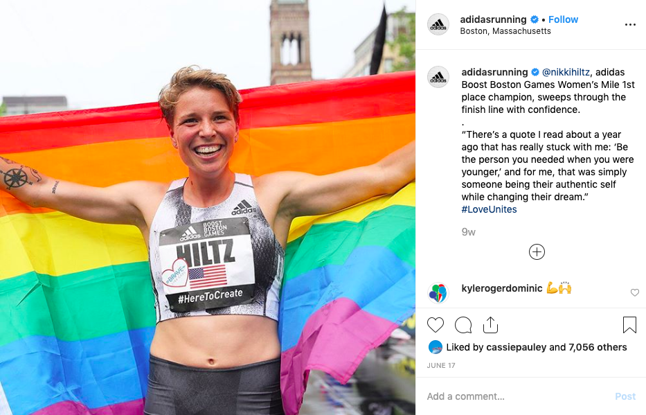 Nikki Hiltz #LoveUnites