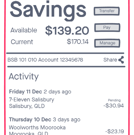 Savings: Show Me The Money