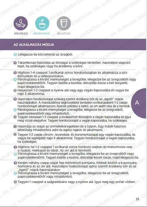 Indexkép: Illóolajok- Alapismeretek Mini Útmutató Kiskönyv