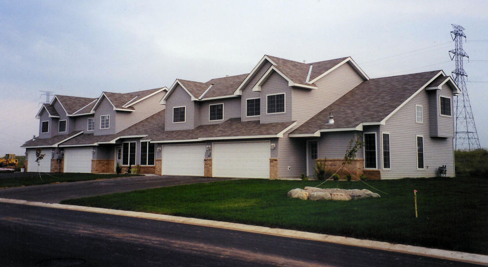 Krystal Park Townhouse, Two story see through units